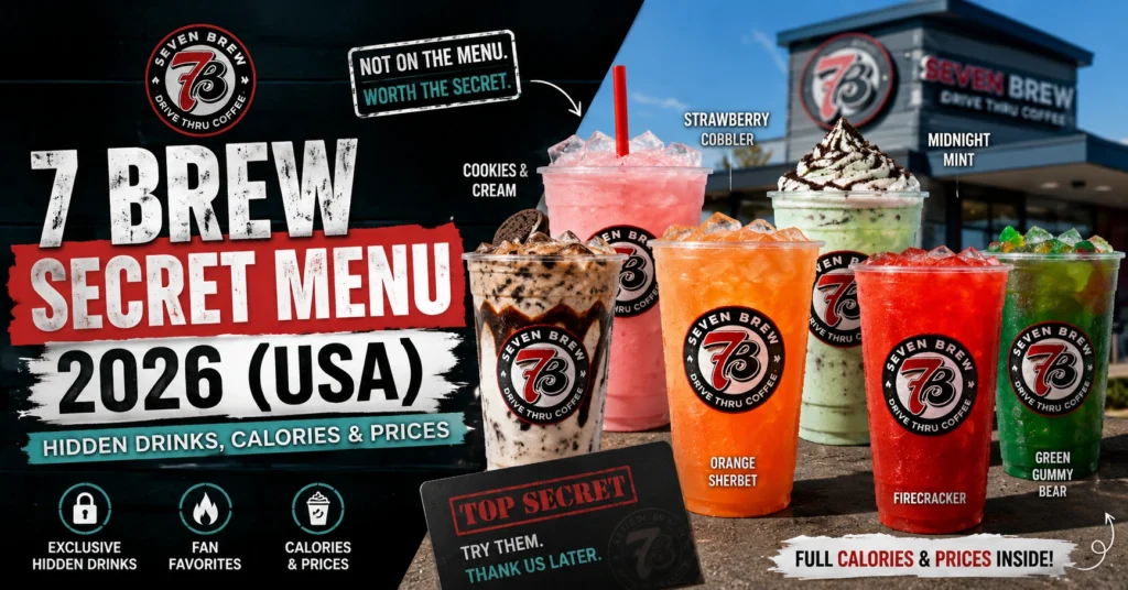 7 Brew Secret Menu 2026 (USA) –Hidden Drinks, Calories & Prices
