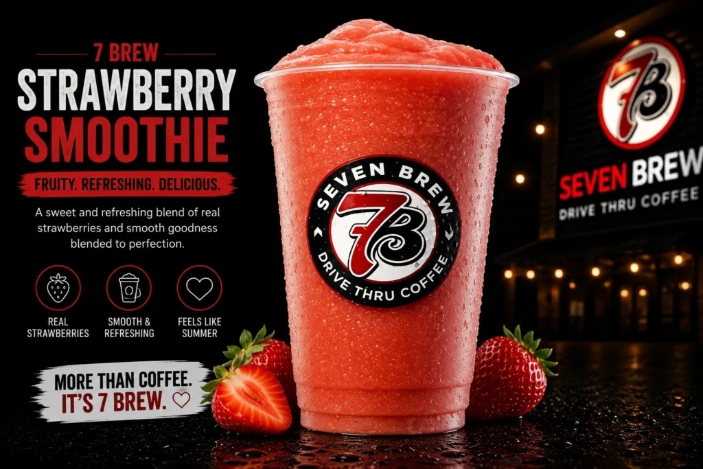 7 Brew Strawberry Smoothie Ingredients