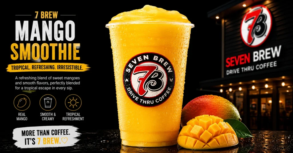 What Is in the 7 Brew Mango Smoothie?