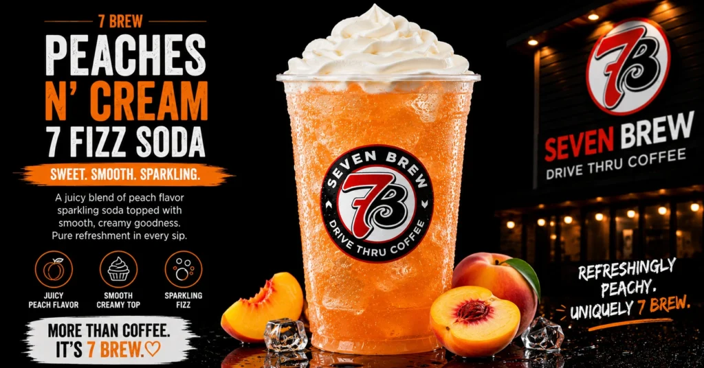 7 Brew Peaches N’ Cream 7 Fizz Soda Ingredients